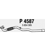 FENNO STEEL - P4587 - Трубопровод выпускной OPEL ASTRA H 1.6 04-